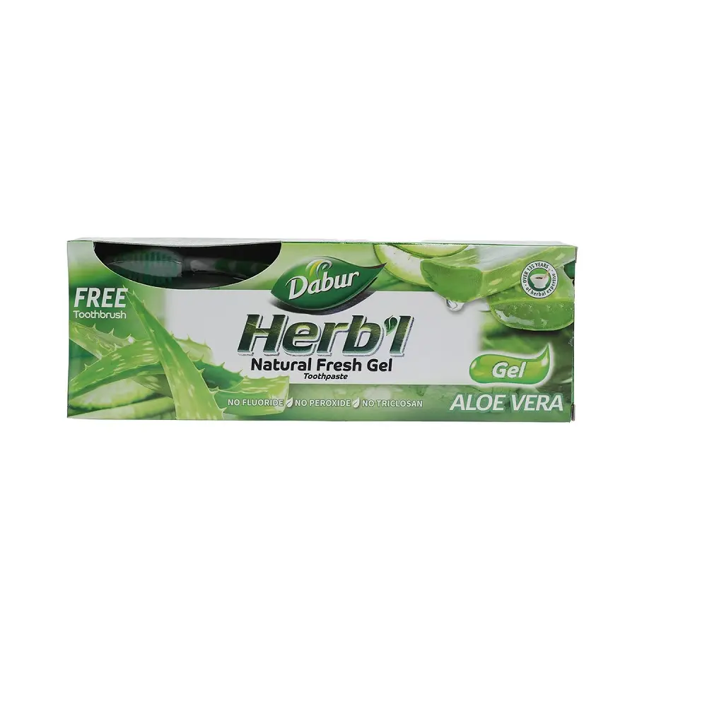 Dabur Herbal Toothpaste Aloe Vera W/Brush 150ml