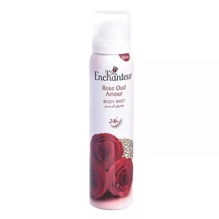 Enchanteur Body Mist Rose Oud 75ml