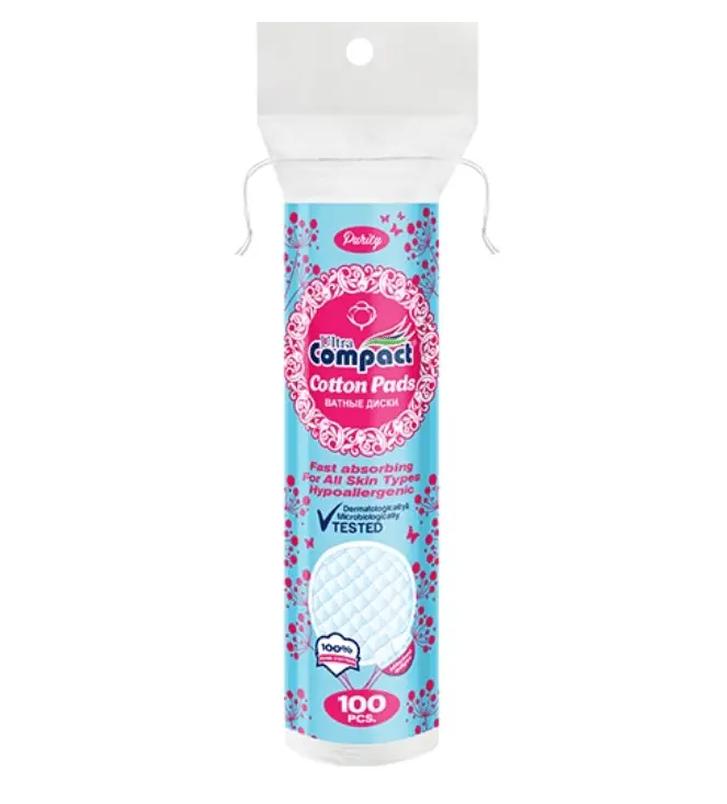 Ultra Compact Cotton Pad 100`S
