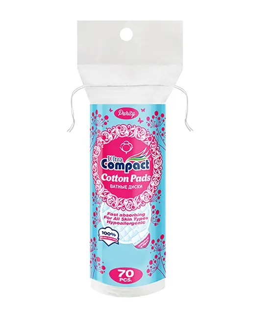 Ultra Compact Cotton Pad 70pcs