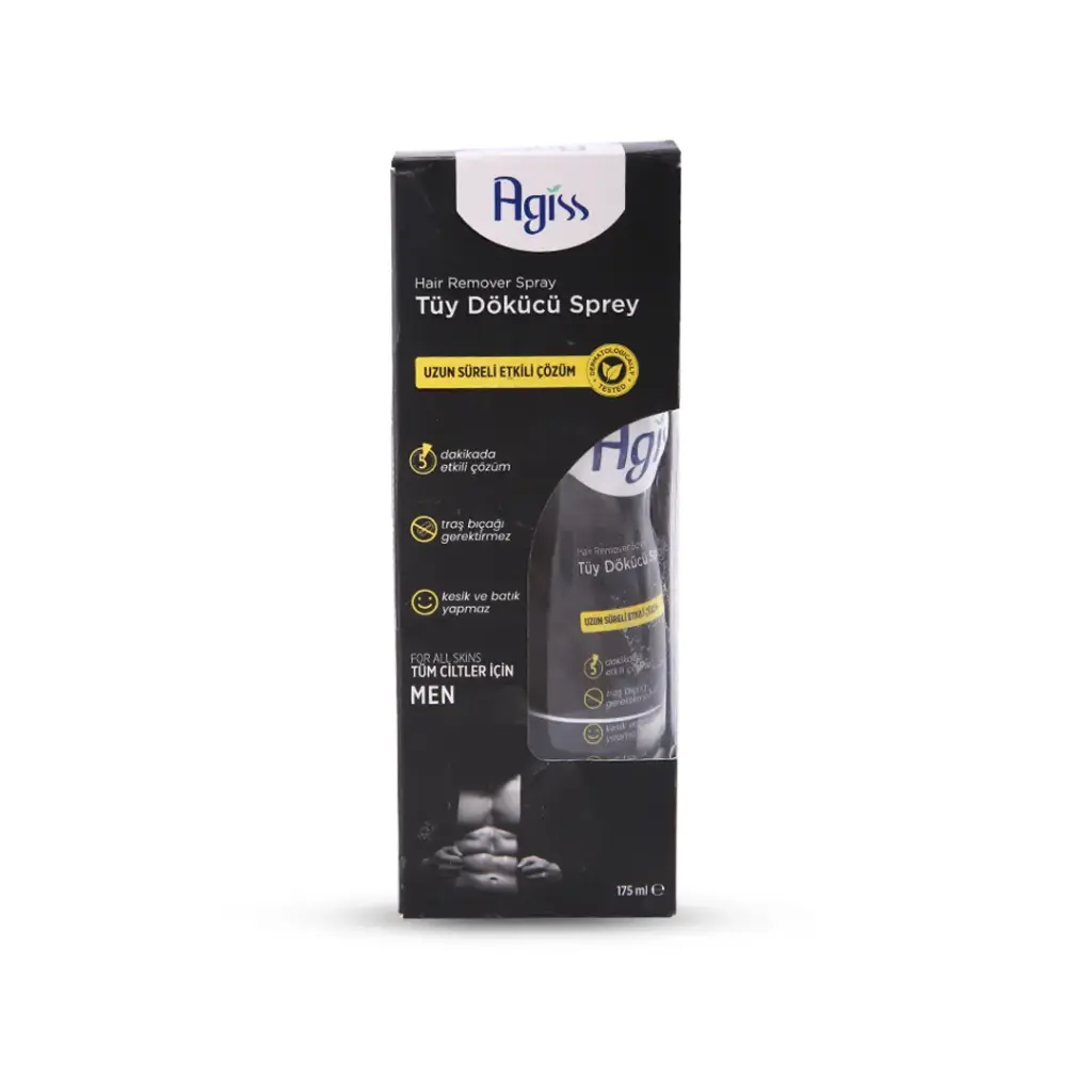 Agiss Depilatory Hair Remover Spray Men 175ml