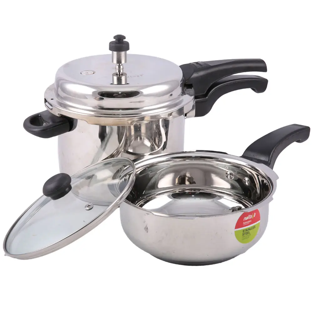 Nolta Hammaara Cooker Combo Nhspcd 5ltr+Pan 3l Regular