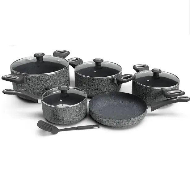 Delici Granite Coated Cookware Set 10pcs