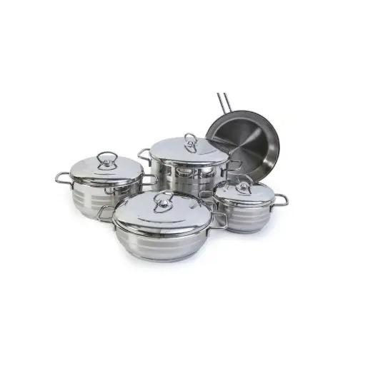 Bonera Berlin 9pcs Ss Cookware Set