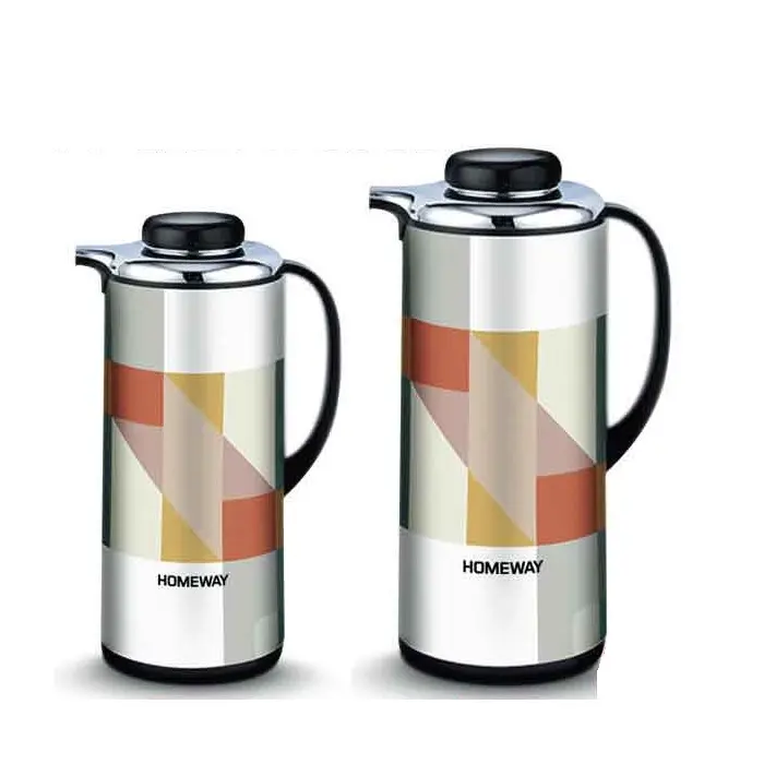 Homeway Hot And Cold Vacuum Flask 2 Pcs Set 1l&1.3l