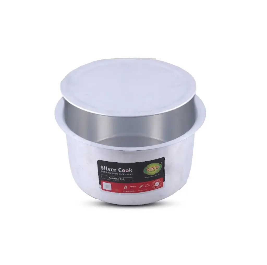 Gitco Aluminium Pot With Lid - 19
