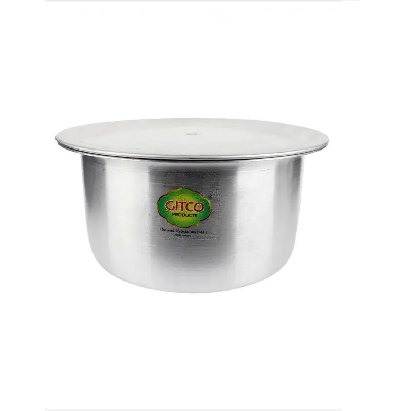 Gitco Hna Aluminium Cooking Pot W/ Lid-13
