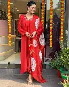 Pure Cotton60-60 super dyeing kurta with beautiful emb neck yoke & cotton pant with emb full cotton dupatta.