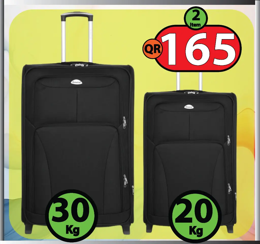 Soft Trolley Bags 2 pcs Combo (24/28 Inches) 