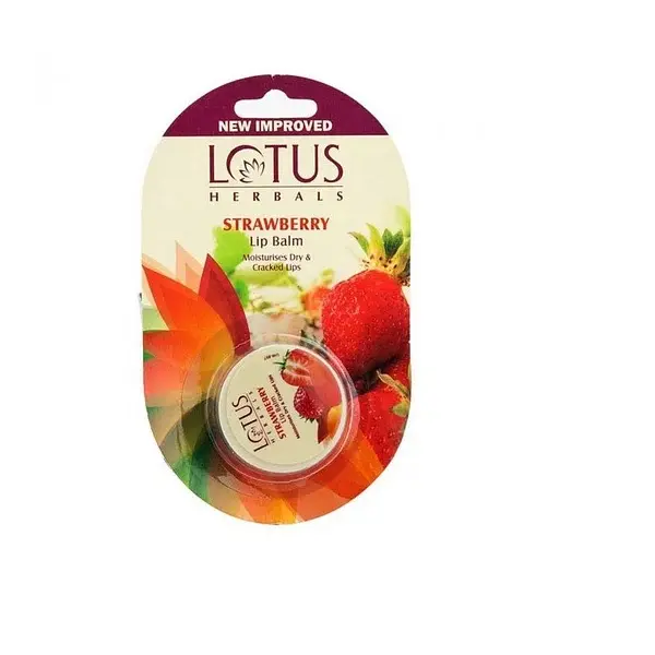 Lotus Strawberry Lip Balm 5gm