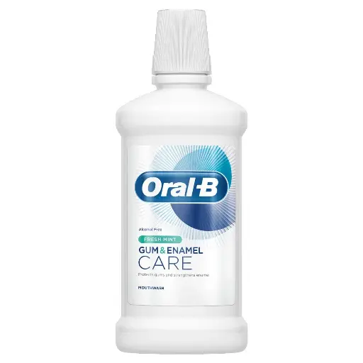 Oral B Mouth Wash Gum&Enamel Fresh Mint 500ml