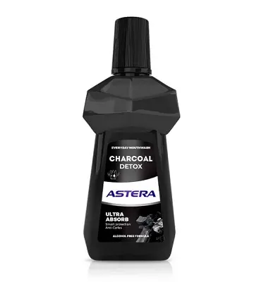 Astera Mouthwash Charcoal Detox 500ml