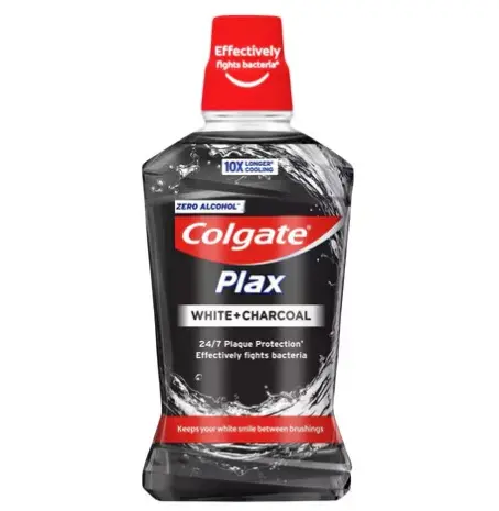 Colgate Plax Mouthwash White Charcoal 500 Ml