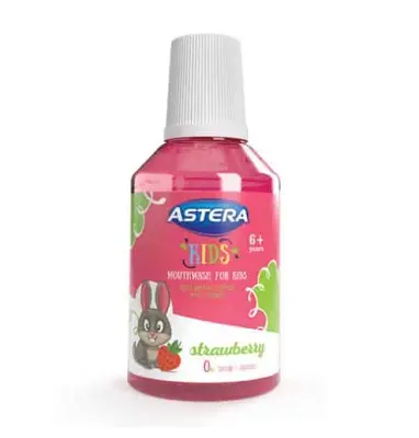 Astera Mouthwash Kids Strawberry 6+Y 300ml