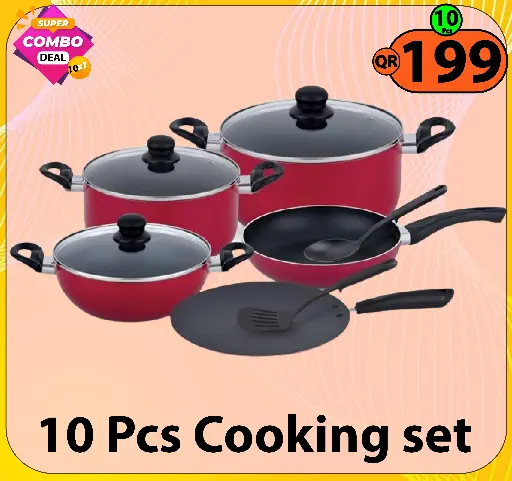 Super Combo Deal-10 Items cooking set 