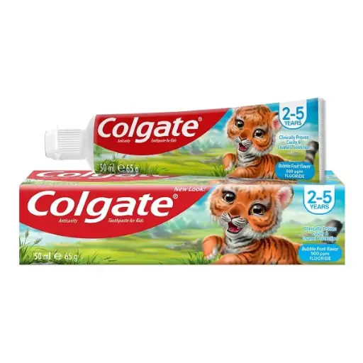 Colgate Kids Toothpaste 2-5 Bubble Fruit 50ml