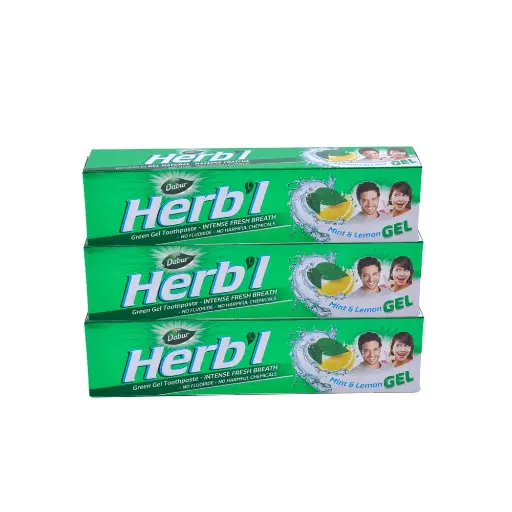 Dabur Herbal Toothpaste Assrtd 150gmx3pcs