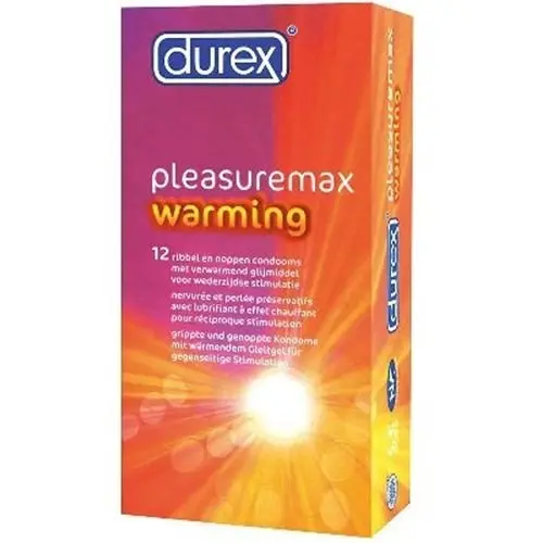 Durex Pleasuremax Warming Condom 12`S