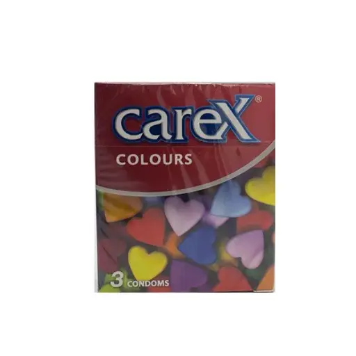Carex Condom Assorted Colour 3 Con.