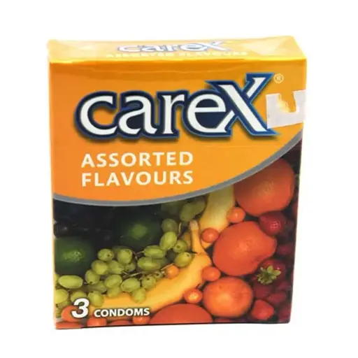 Carex Condom Assorted Flovour 3s