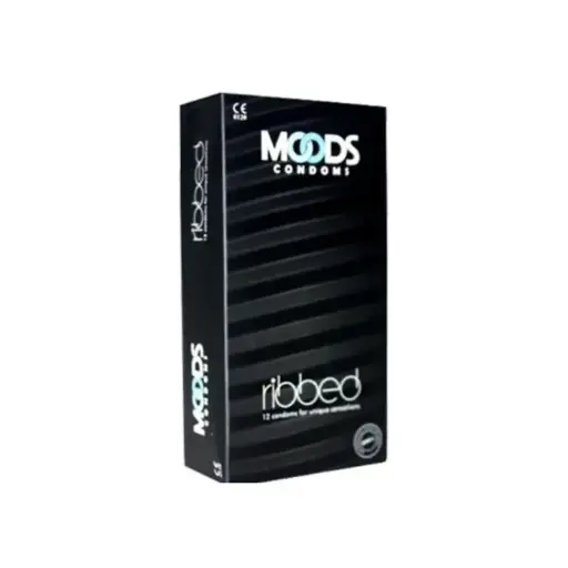 Moods Condoms Ribbed 12`S
