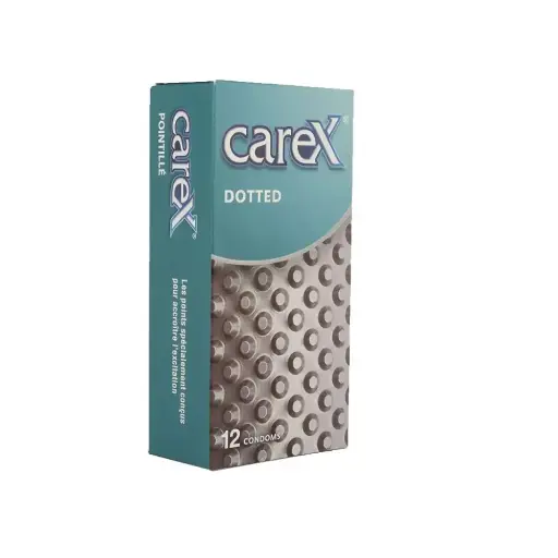 Carex Condom Dotted 12s