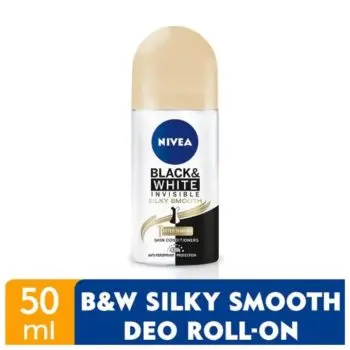 Nivea Invisible Black&White Silky Smooth Female Roll On 50ml