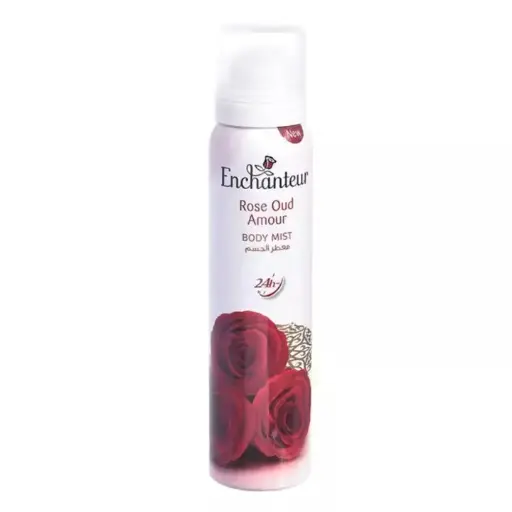 Enchanteur Body Mist Rose Oud 75ml