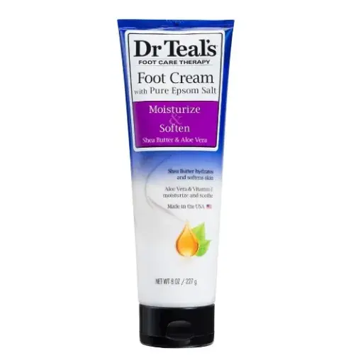 Dr Teal`S Epsom Salt Foot Cream Shea Butter&Aloe Vera 227gm