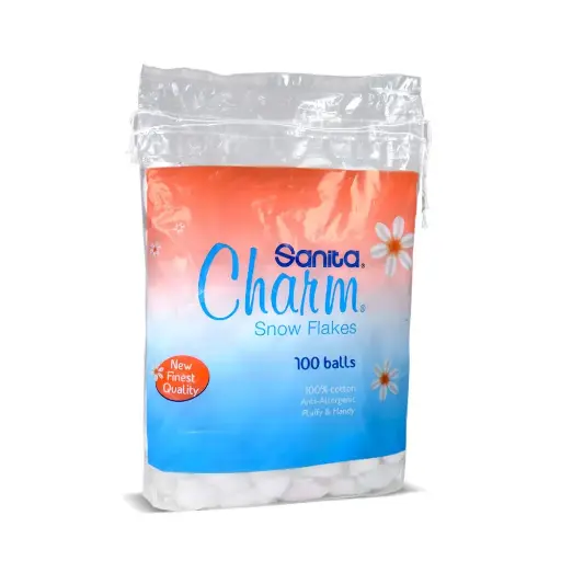 Sanita Charm Ball White 100`S