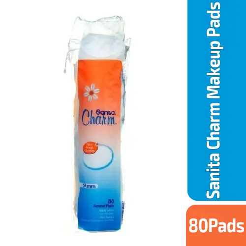 Sanita Charm Makeup Pads Round 80`S