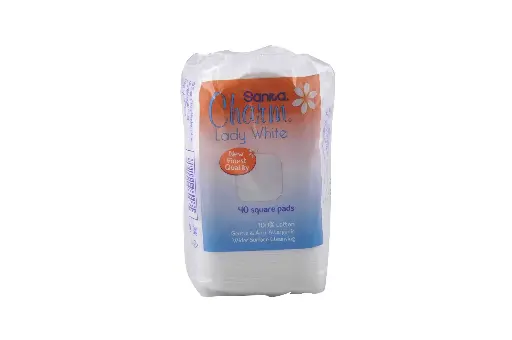 Cotton Pads Charm Make Up Square 40`S