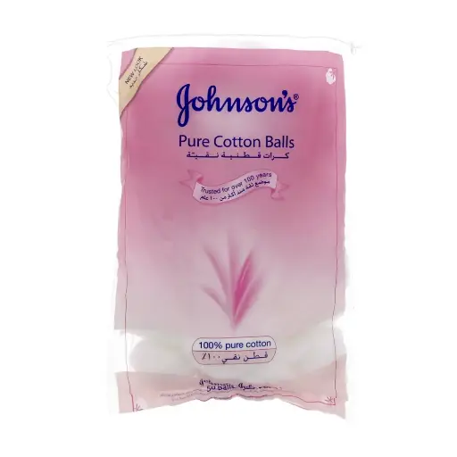 Johnson&Johnson Pure Cotton Balls 50`S