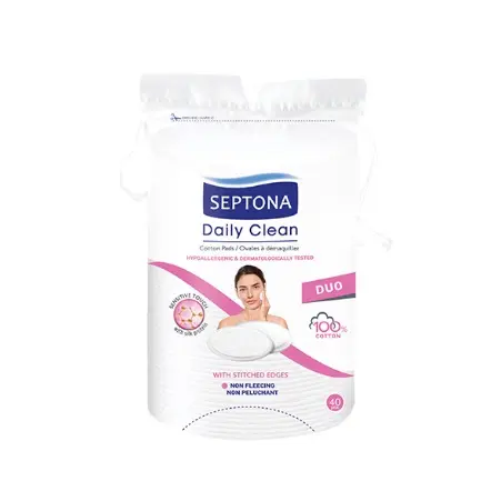 Septona Daily Clean Ovales Pads Duo 40pcs 743