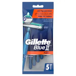 Gillette Blue Ii Plus Bag 5 Razors