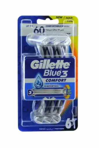 Gillette Blue 3 Comfort Razor 6