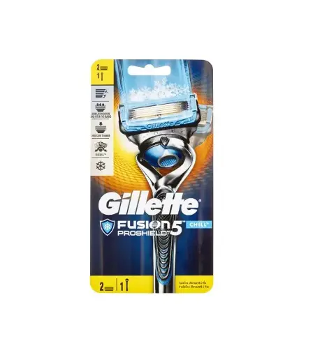 Gillette Fusion Prosheild Chill Mnl Razor 2up