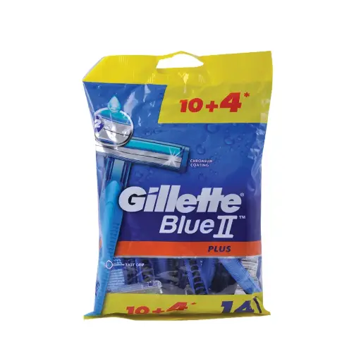 Gillette Blue Ii Plus 10+4