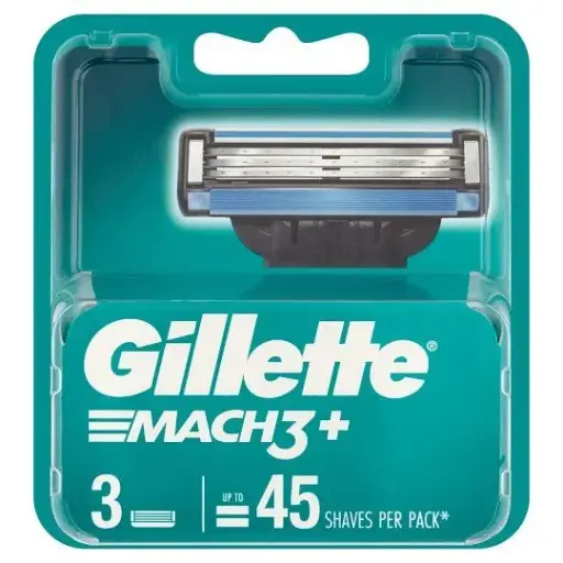 Gillette 557 Mach 3plus 3ct Mea