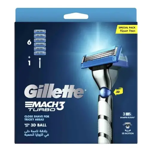 Gillette Fp 557 Mach 3turbo H+6 Mea