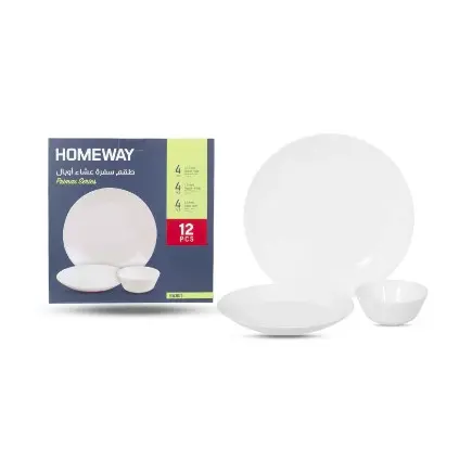 Homeway Primax Opalware 12pcs Dinner Set