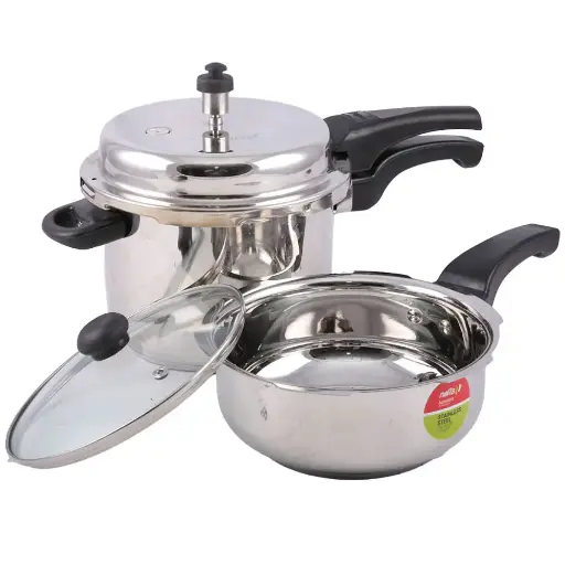 Nolta Hammaara Cooker Combo Nhspcd 5ltr+Pan 3l Regular