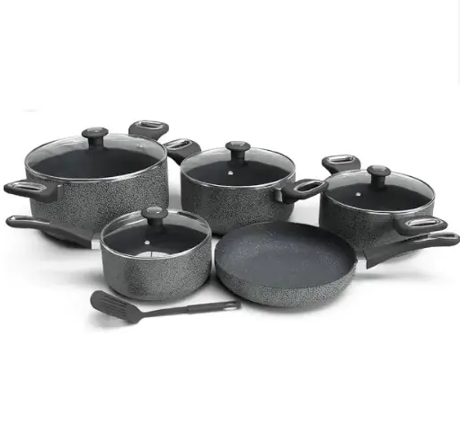 Delici Granite Coated Cookware Set 10pcs