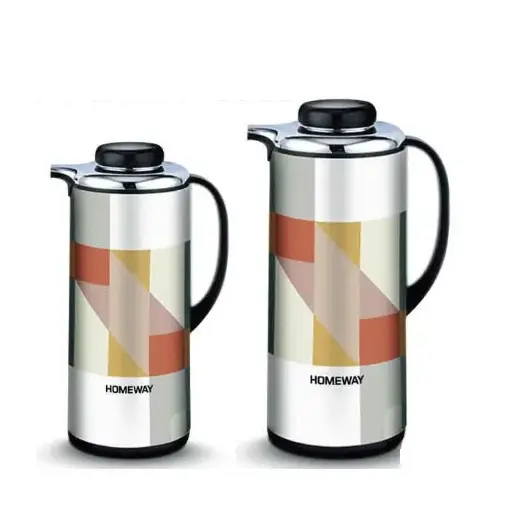 Homeway Hot And Cold Vacuum Flask 2 Pcs Set 1l&1.3l