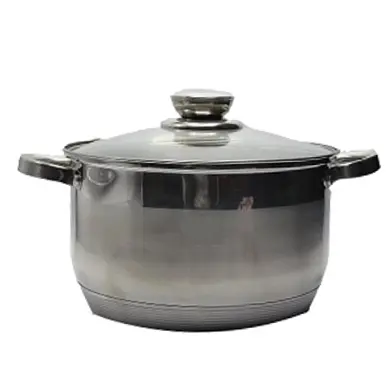Gitco Steel Casserole With Lid 24 Cm