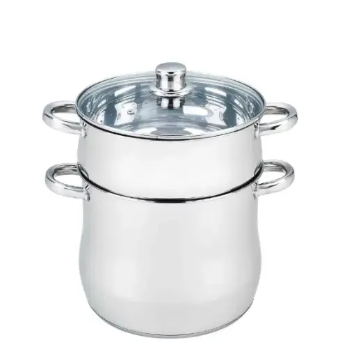 Gitco S/S Steamer Pot 2 Tier 8l Sp1004