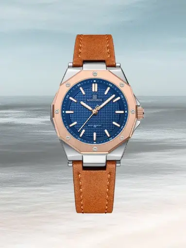 Naviforce  Mens Leather Watch