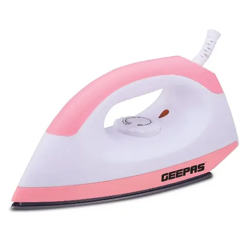 Geepas GDI7782 1200W Dry Iron - Non-Stick Coating Plate