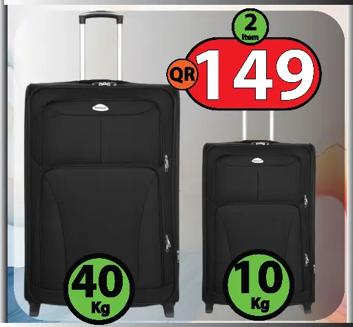 Soft Trolley Bags 2 pcs Combo (20/32 Inches) 