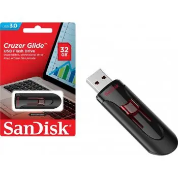 Sandisk Sdcz600-032-G35 Cruzer Glide 3.0 Usb Flash Drive 32gb